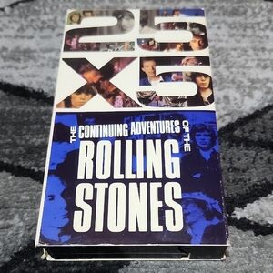 25X5 THE CONTINUING ADVENTURES OF THE ROLLING STONES VHS DOCUMENTARY
